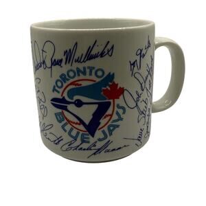 Vintage Giftcraft Toronto Blue Jays 1987 Team Facsimile Auto Mug - Niekro - RARE